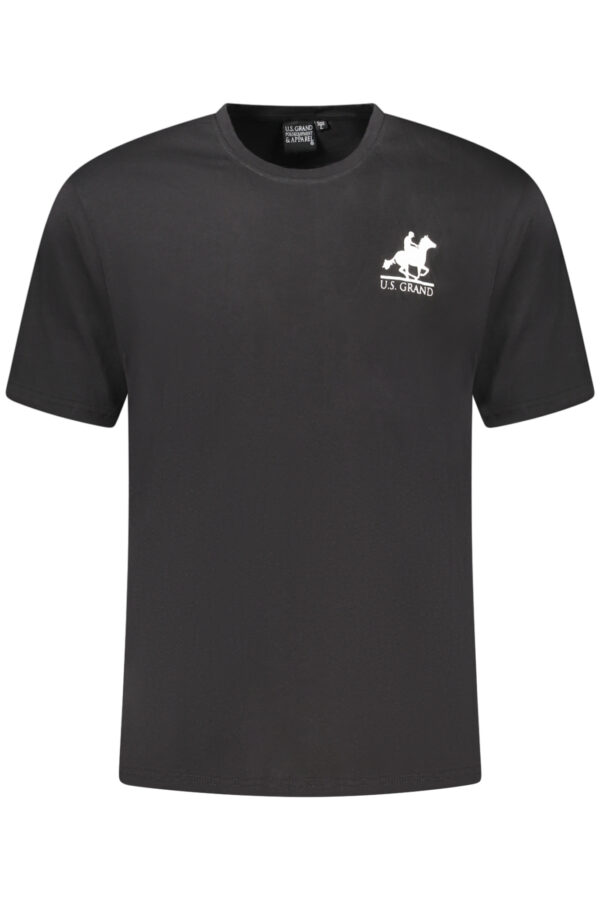 U.S. GRAND POLO T-SHIRT MANICHE CORTE UOMO NERO