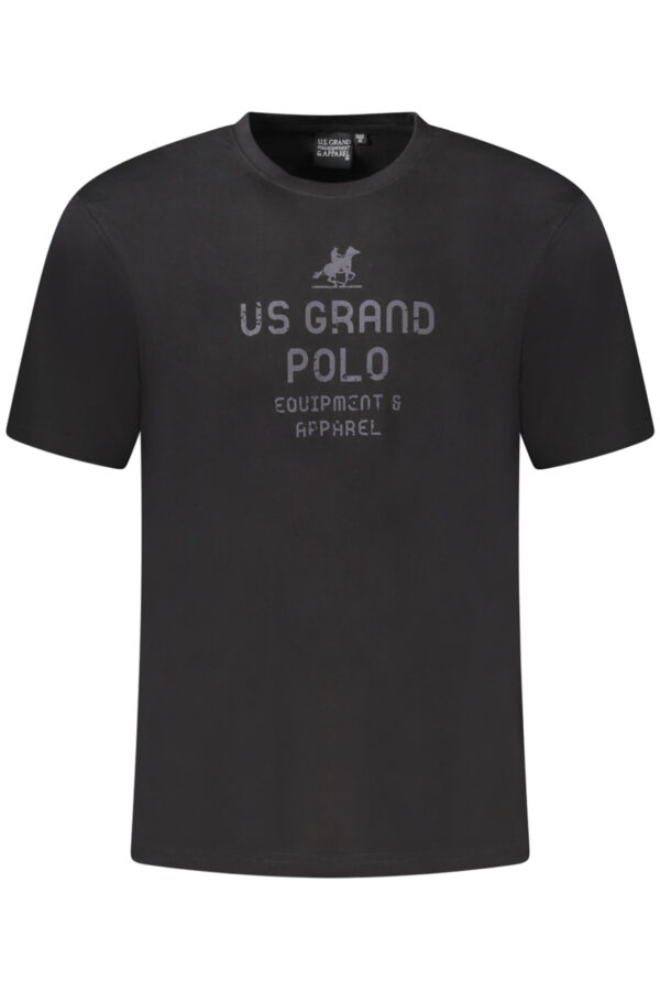 U.S. GRAND POLO T-SHIRT MANICHE CORTE UOMO NERO