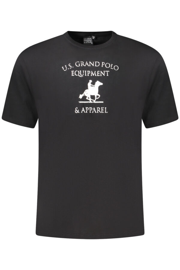 U.S. GRAND POLO T-SHIRT MANICHE CORTE UOMO NERO