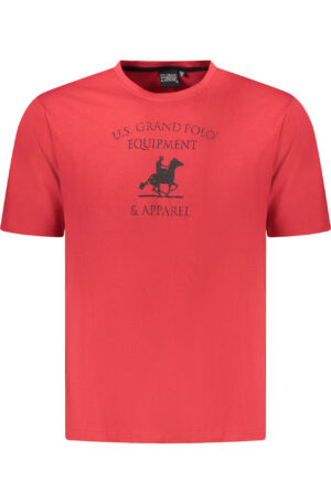 U.S. GRAND POLO T-SHIRT MANICHE CORTE UOMO ROSSO