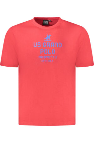 U.S. GRAND POLO T-SHIRT MANICHE CORTE UOMO ROSSO