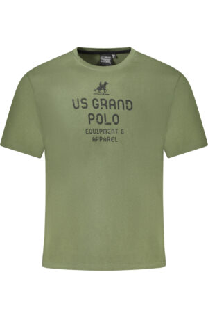 U.S. GRAND POLO T-SHIRT MANICHE CORTE UOMO VERDE