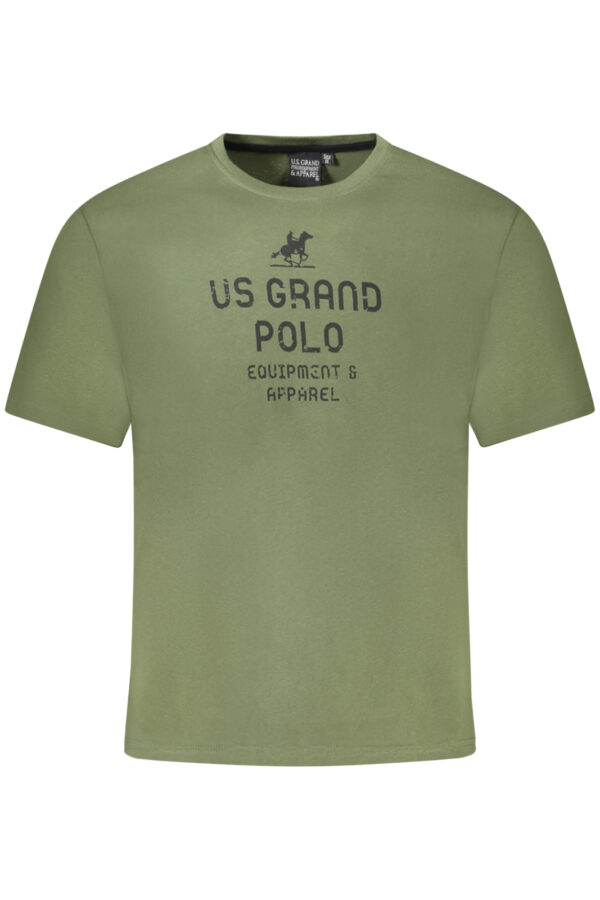 U.S. GRAND POLO T-SHIRT MANICHE CORTE UOMO VERDE